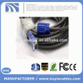 15FT 15 PIN BLUE SVGA VGA ADAPTER Монитор M / M между мужчинами кабель CORD для ПК TV